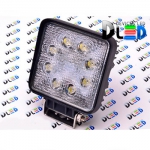   Светодиодная фара 8 led 24w (square)